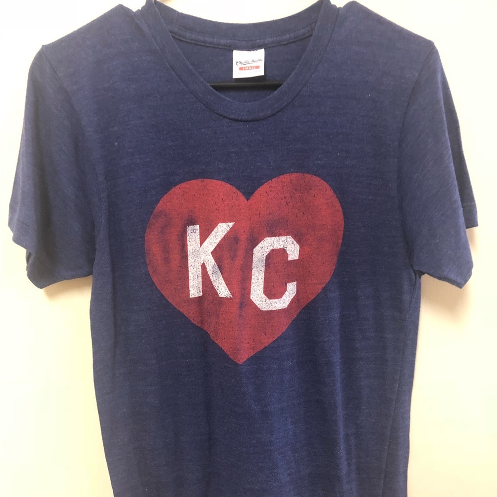 NEW Charlie Hustle iconic KC heart T-Shirt!